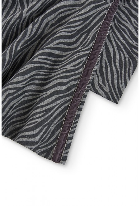 Rochie fete animal print, gri, Boboli [4]