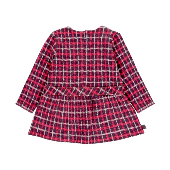 Rochie fete Boboli cu maneca lunga, carouri, Boboli [2]