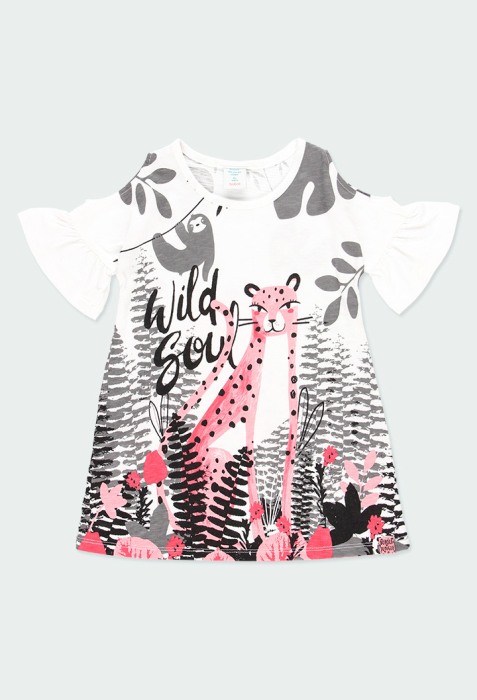 Rochie fete bumbac, animal print,Boboli [1]