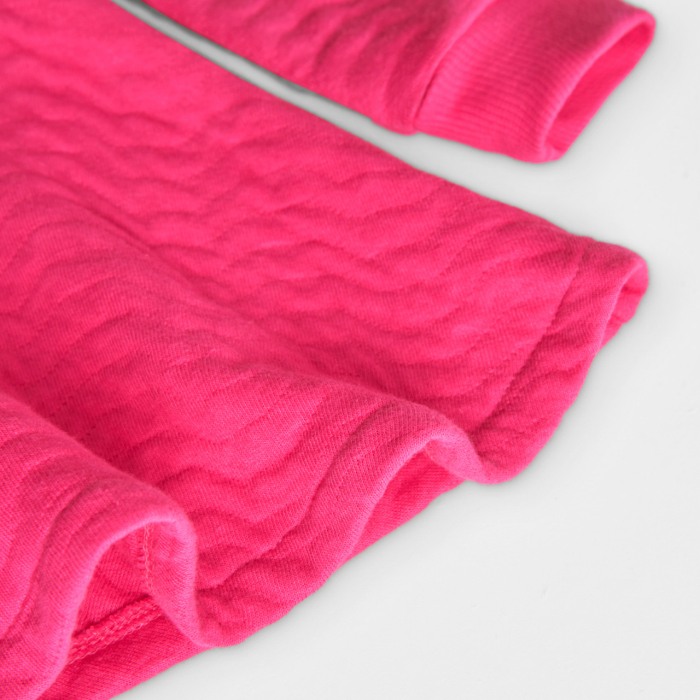 Rochie fete bumbac, broderie florala, roz fucsia, Boboli [5]