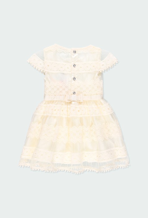 Rochie fete ceremonia din dantela ivoire Boboli [2]