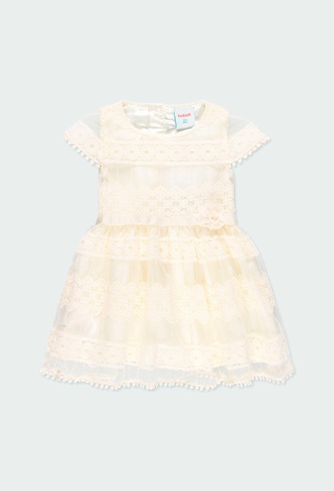 Rochie fete ceremonia din dantela ivoire Boboli [1]