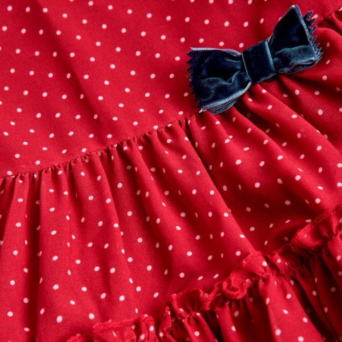 Rochie fete chifon rosie, fundita bleumarin, Boboli [2]