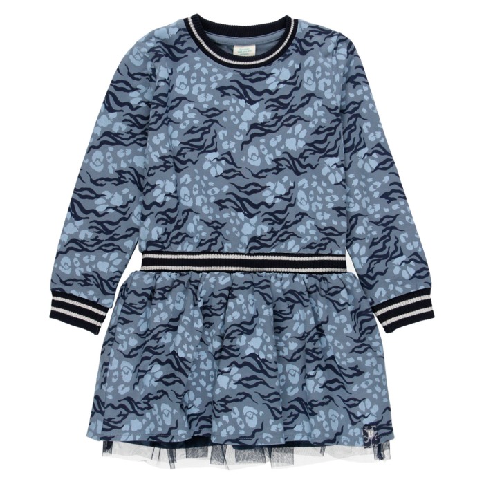 Rochie fete maneca lunga, animal print, Boboli [1]