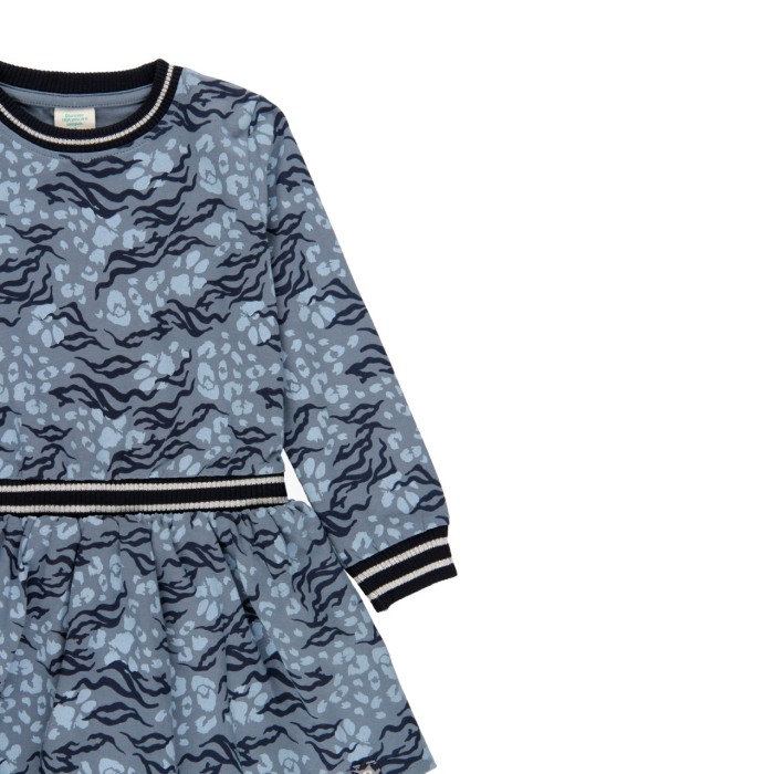 Rochie fete maneca lunga, animal print, Boboli [3]