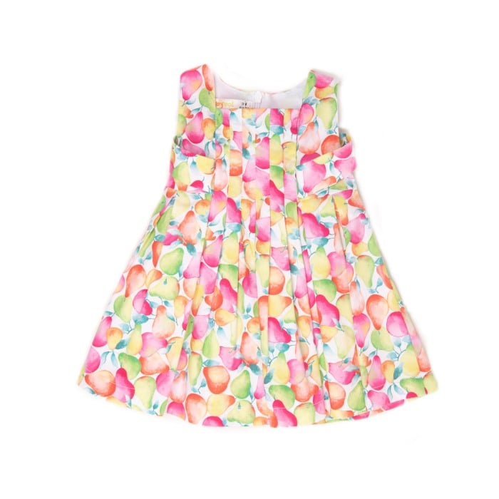 Rochie fetite plisata imprimeu fructe, Babybol [1]