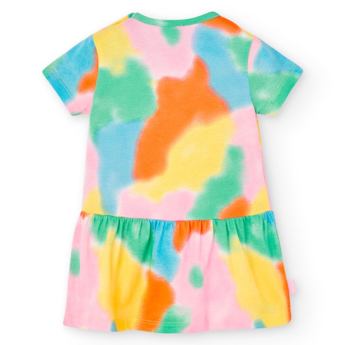 Rochie fetite vara 1-8 ani, bumbac better cotton, imprimeu multicolor, brand Boboli [3]