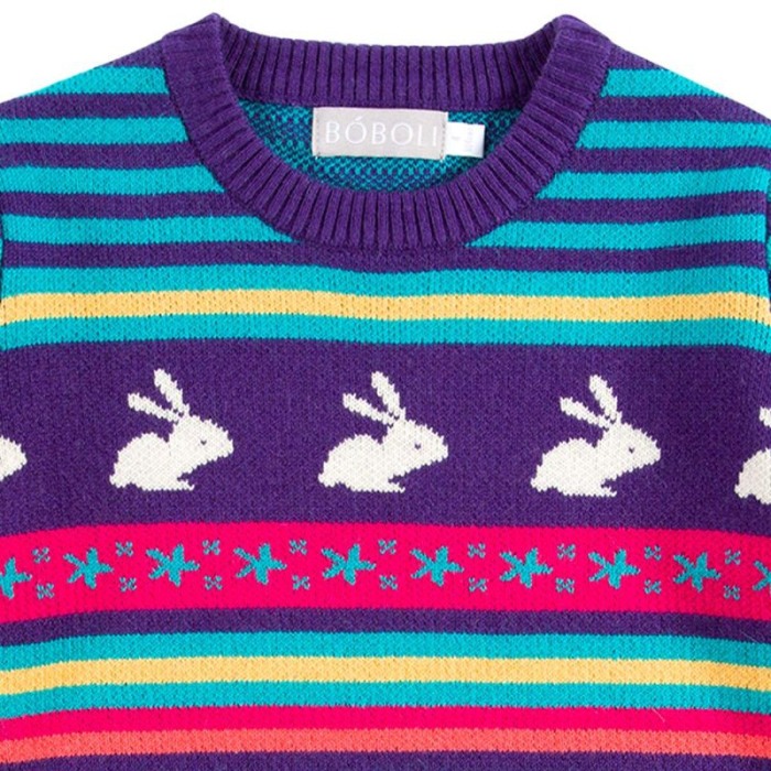 Rochie tricot fete , multicolor, Boboli [3]