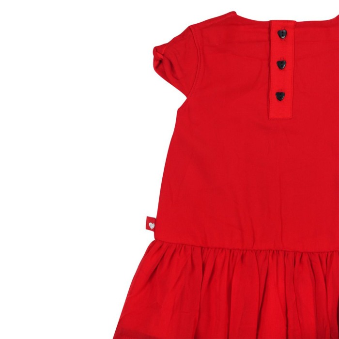 Rochie tulle rosu cu imprimeu lalale, Boboli [4]