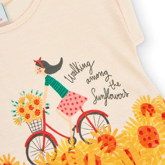 Rochie vara fetite 4-16 ani, bumbac better cotton, imprimeu colorat, brand Boboli [3]