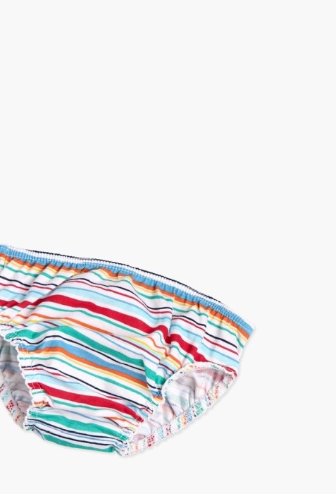 Rochita bebe fetita cu chilot ,multicolor, aplicatii fluturi Boboli [3]