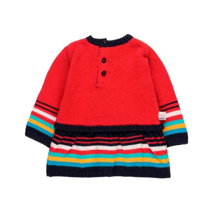 Rochita tricot bebe 6-24luni, rosie, Boboli [2]