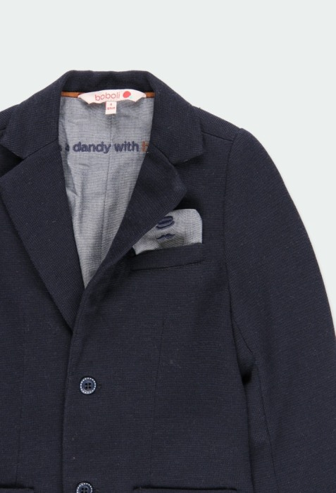 Sacou baiat 4-16 ani, navy , Boboli [4]