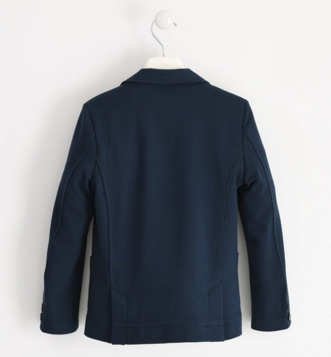 Sacou baiat clasic bumbac strech, navy, iDO [2]