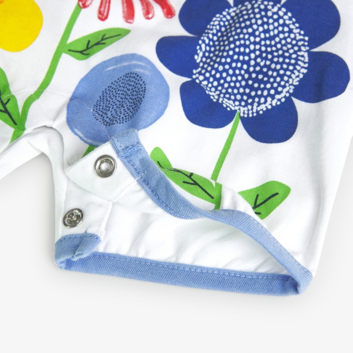 Salopeta bebe fetita, bumbac, imprimeu albinute, Boboli [4]