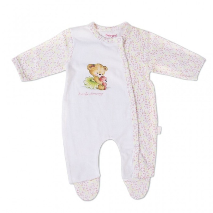 Salopeta bebe fetita, imprimeu ursulet dansator, Babybol [1]
