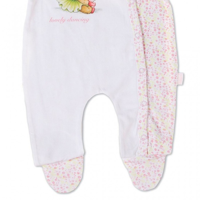 Salopeta bebe fetita, imprimeu ursulet dansator, Babybol [3]
