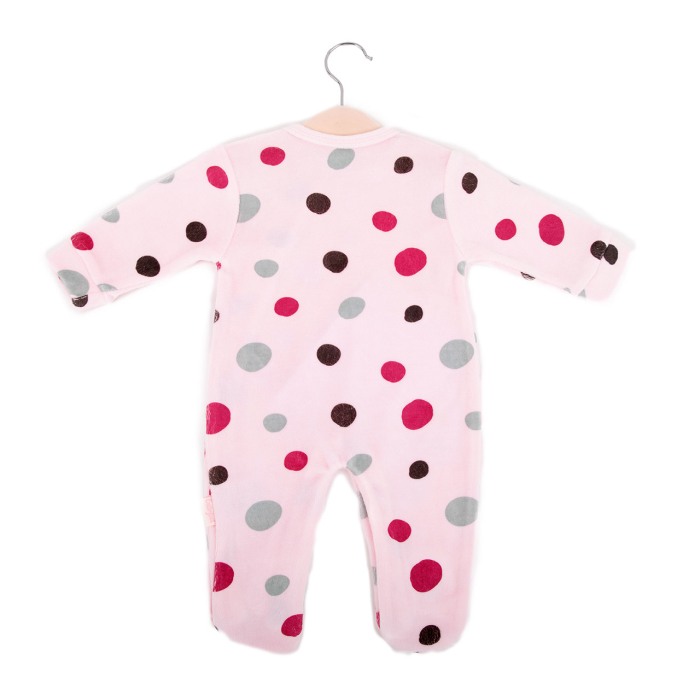 Salopeta bebe fetita roz cu buline , Babybol [2]