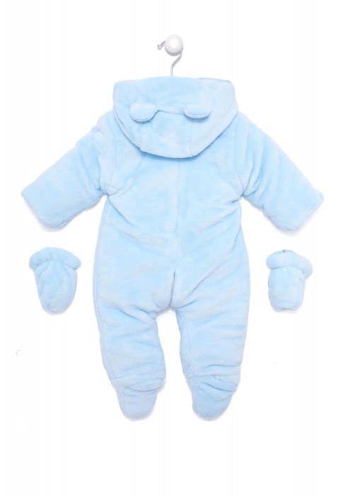 Salopeta bebe iarna vatuita blue, Babybol [3]