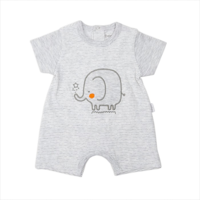 Salopeta bebe maneca scurta bumbac Babybol [1]