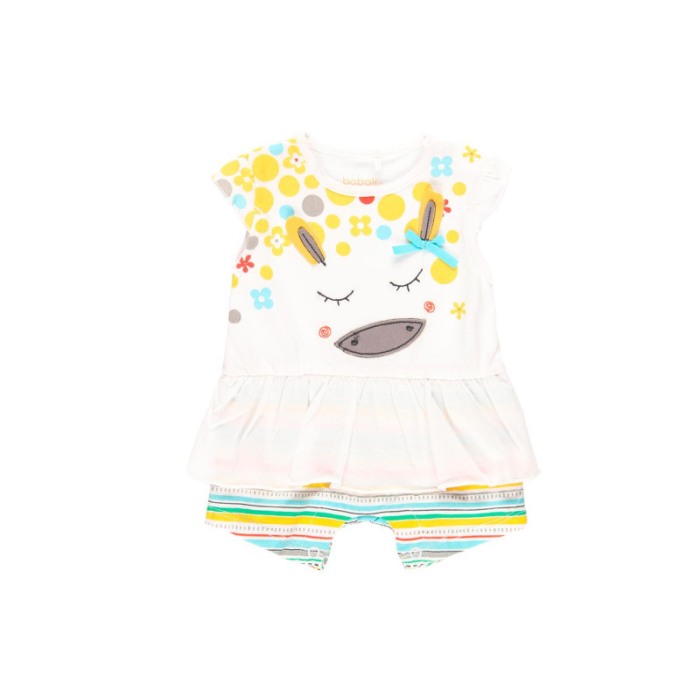 Salopeta vara bebe fetita, multicolor, Boboli [1]