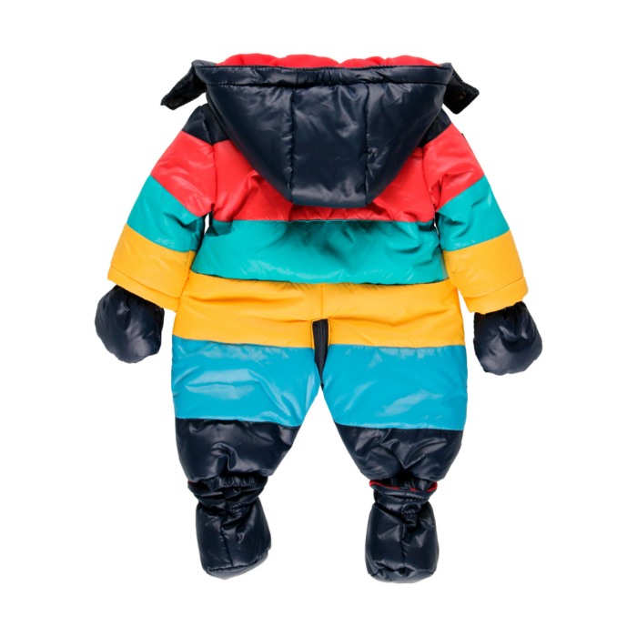 Salopeta zapada thermo bebe , gluga, manusi si botosei detasabili, Boboli [2]