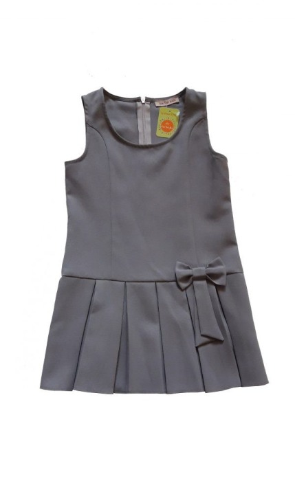 Sarafan fete scoala, funda aplicata, navy [1]