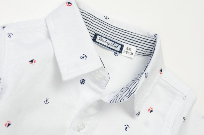 Set baiat camasa maneca lunga si pantalon chino navy , Babybol [2]