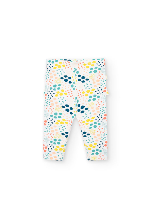 Set piese fetita, bluza maneca lunga+colant cu volane, brand Boboli [4]
