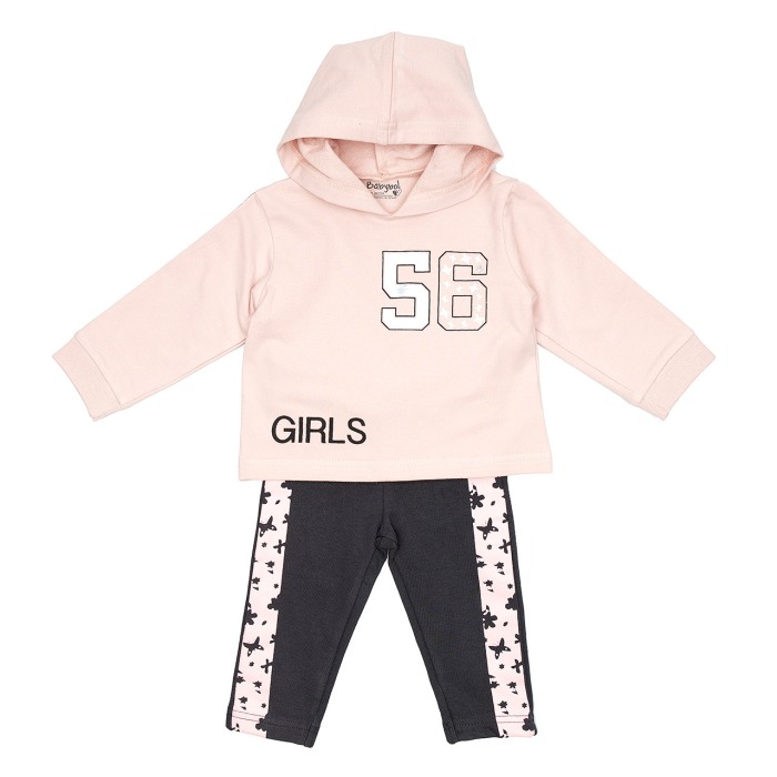 Set sport 2 piese fete cu gluga , Babybol [1]