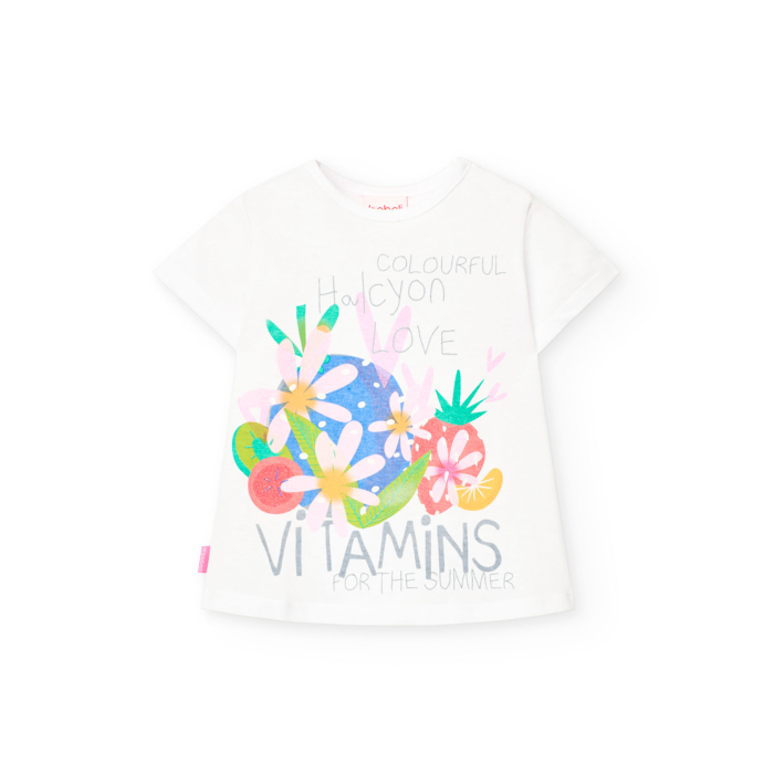 Set vara 2 piese fetita, bumbac better cotton, imprimeu floral, brand BOBOLI [3]