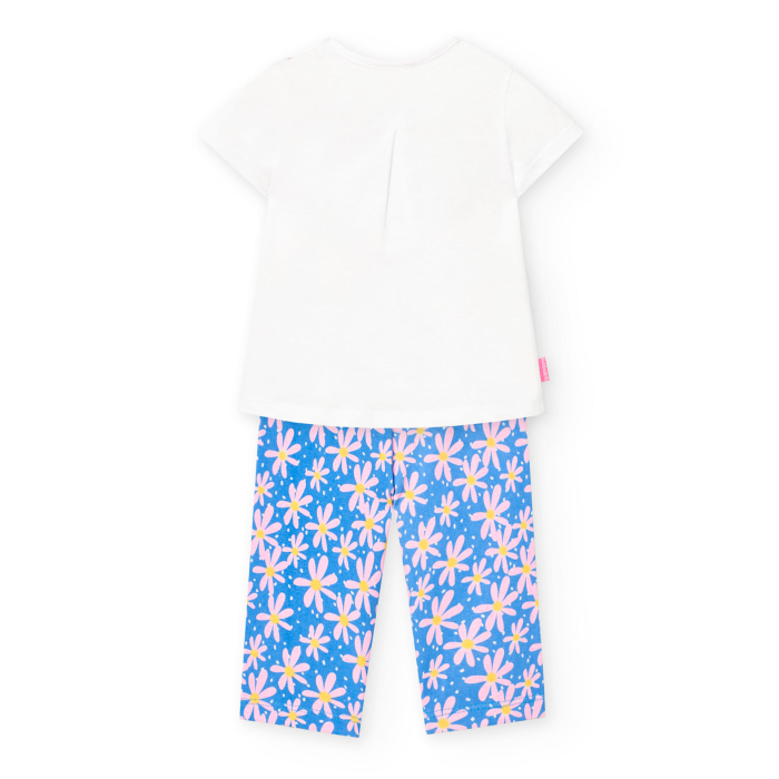 Set vara 2 piese fetita, bumbac better cotton, imprimeu floral, brand BOBOLI [2]