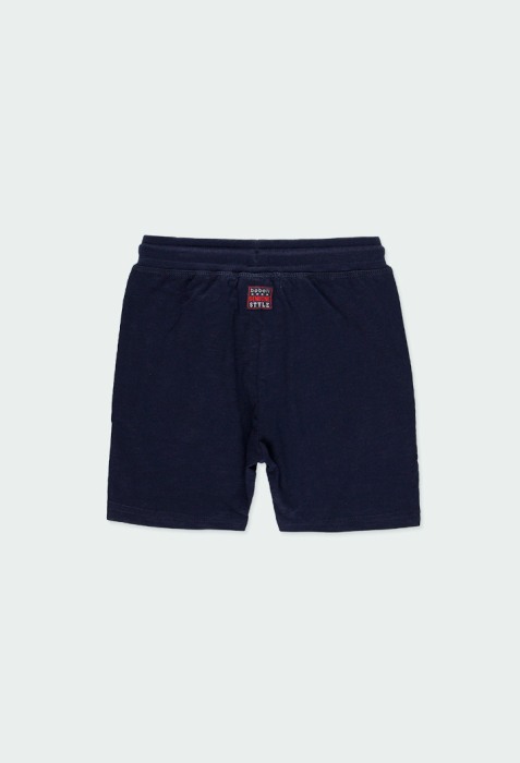 Set vara, tricou cu pantaloni scurti baiat, bumbac, mustar, Boboli [6]