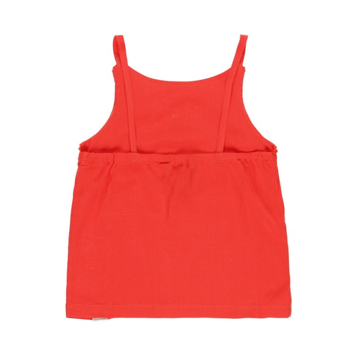 Top cu bretele fete, vascoza, rosu, Boboli [2]