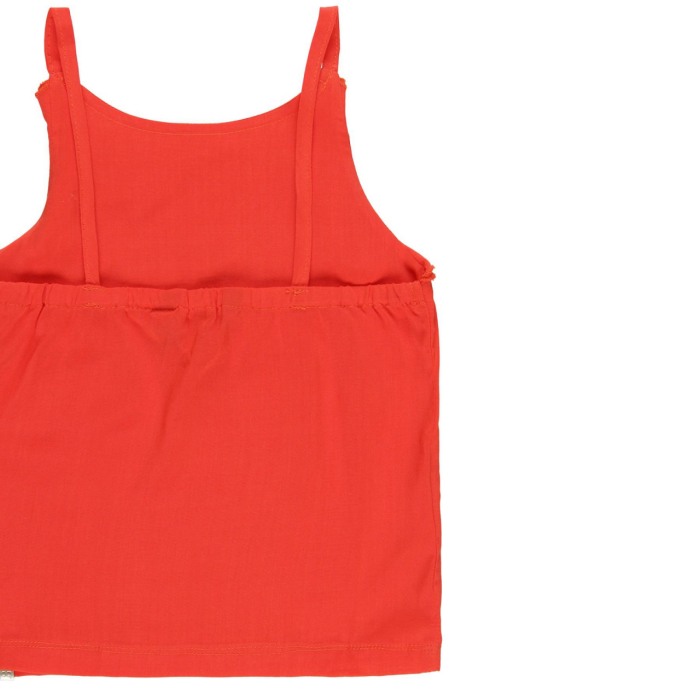 Top cu bretele fete, vascoza, rosu, Boboli [4]