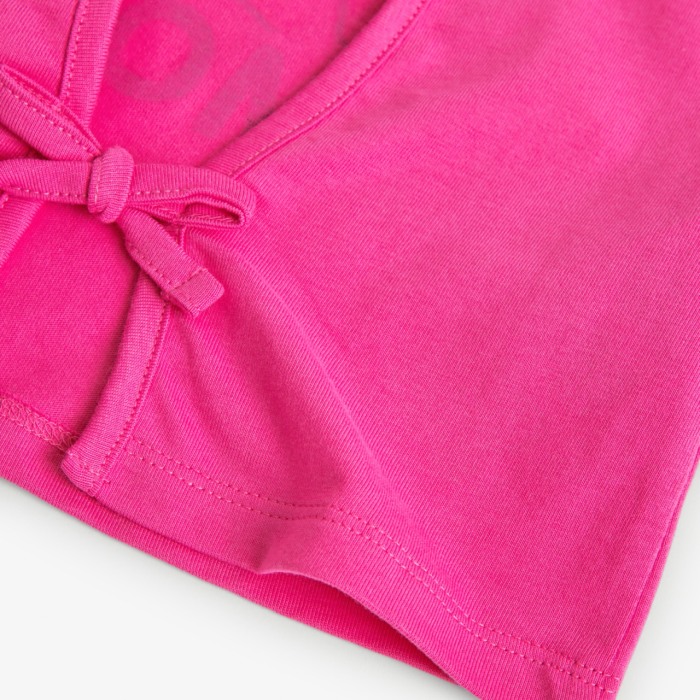 Top plaja fetite 4-16 ani, bumbac better cotton, imprimeu fructe, roz ciclam, brand BOBOLI [5]