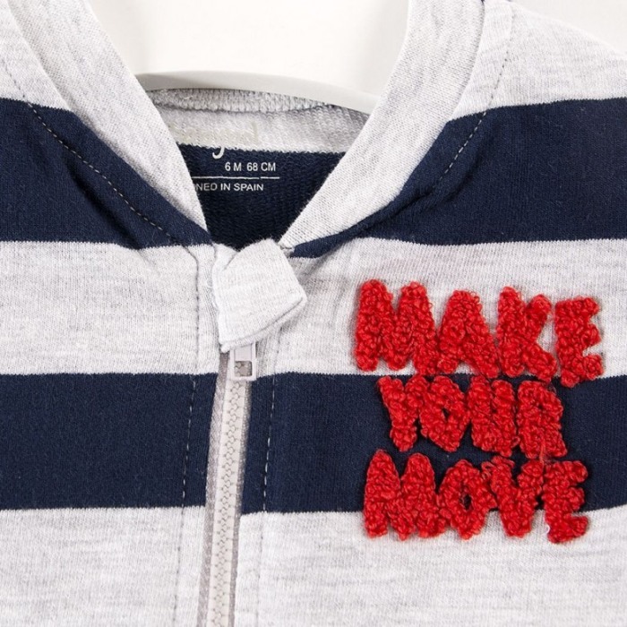 Trening baiat bumbac 3 piese, navy, Babybol [3]