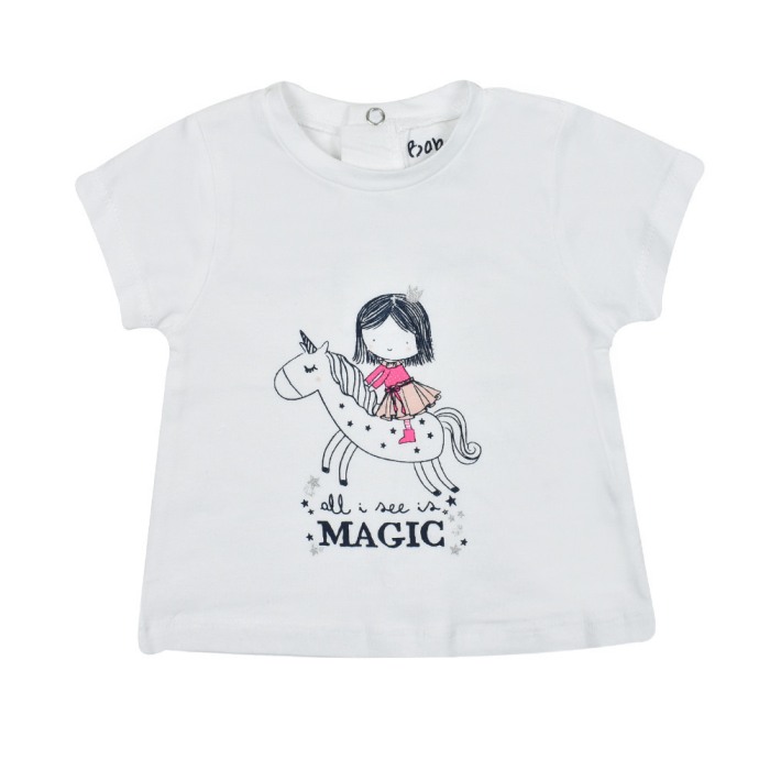 Trening bumbac 3 piese fete, imprimeu unicorn, Babybol [4]