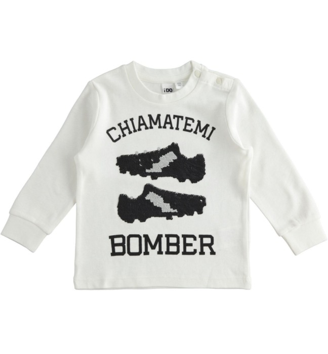 Tricou baiat cu maneca lunga, paiete reversibile,iDO [1]