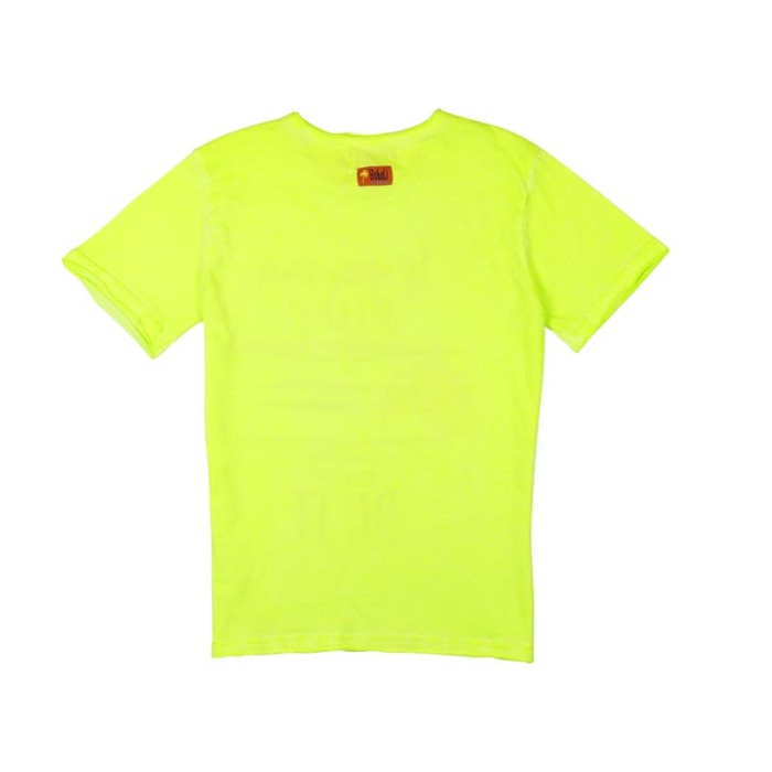 Tricou baiat maneca scurta, verde lime, Boboli [2]