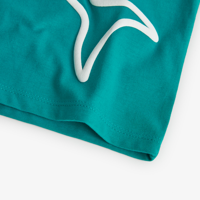 Tricou baieti 1-8 ani, maneca scurta, design rechin, turcoaz, brand Boboli [4]