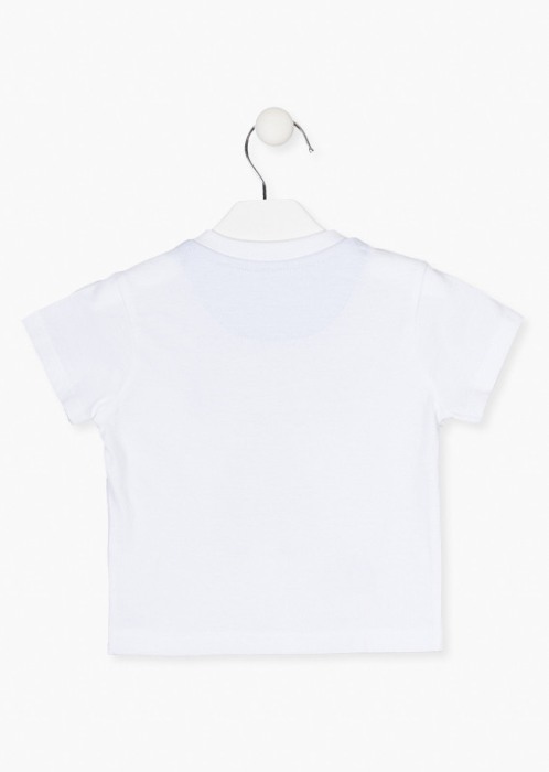 Tricou bebe baiat maneca scurta, imprimeu catel, Losan [2]