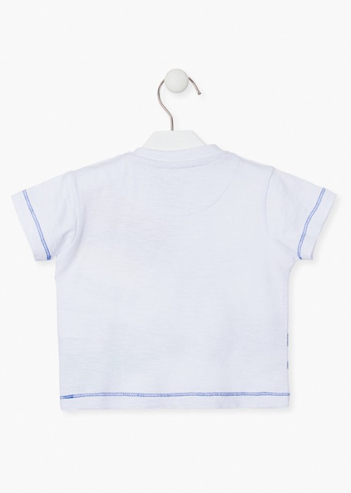 Tricou bebe baiat vara, imprimeu palmieri, LOSAN [2]