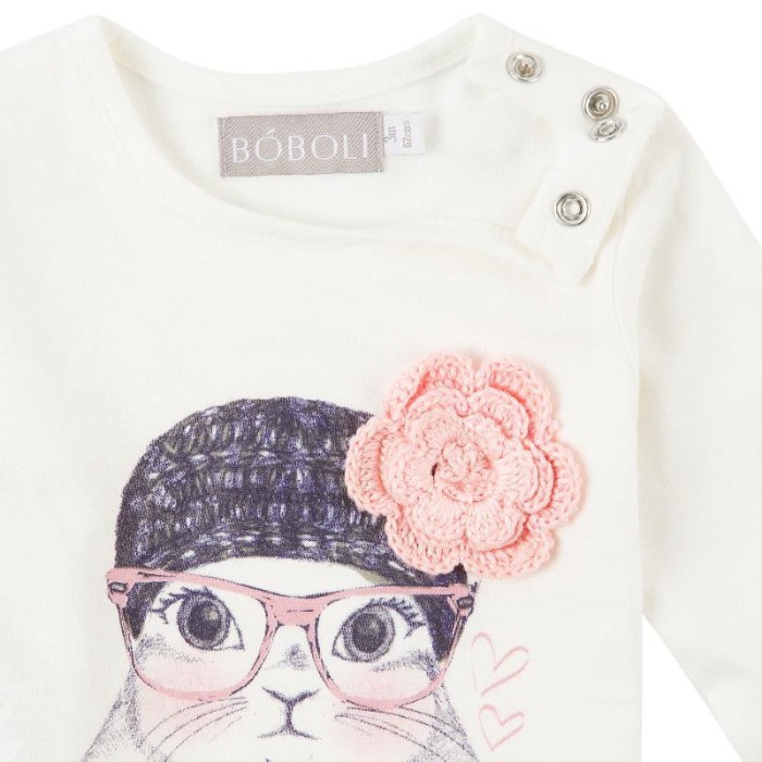 Tricou cu floare Boboli [3]