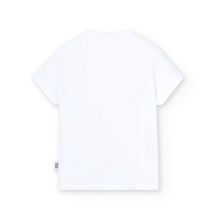 Tricou fete 4-16 ani, bumbac better cotton, imprimeu floral, alb, Boboli [2]