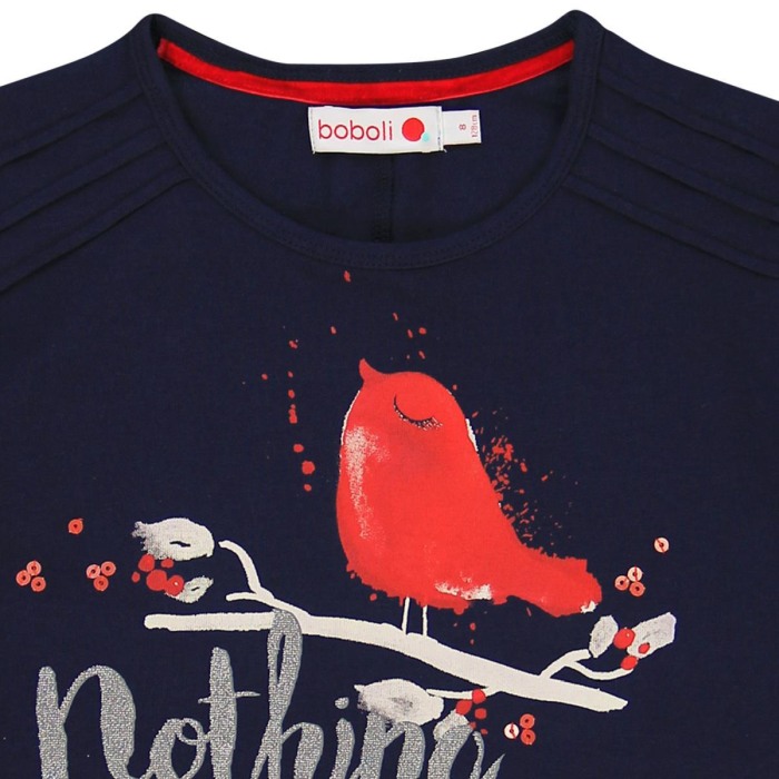 Tricou fete cu maneca lunga Boboli [3]