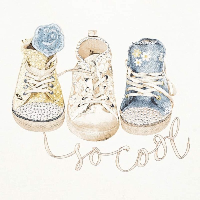 Tricou fete Mayoral, maneca scurta, print tenisi [4]