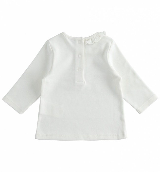 Tricou fetite 6-24 luni , imprimeu ratuste, crem, iDO [2]