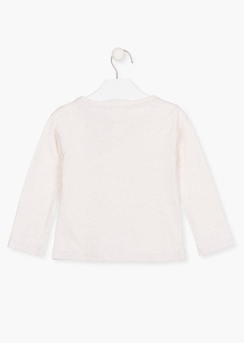 Tricou maneca lunga aplicatie florala 3D in interior [2]