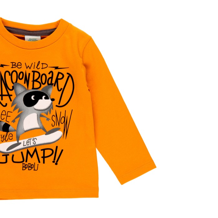 Tricou maneca lunga baiat, imprimeu raton, Boboli [3]